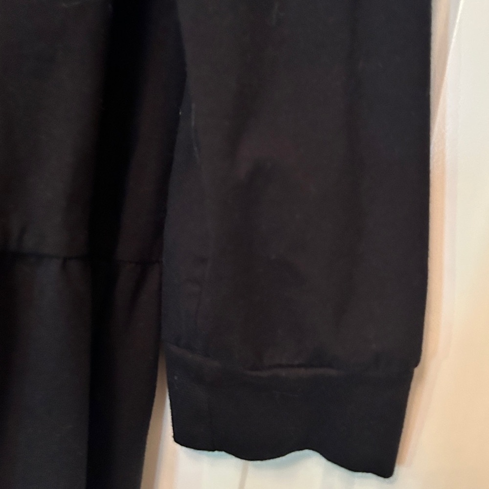 Serra Cotton Tunic/Dress L Black Casual Minimalist Versatile Staple Classic - Picture 3 of 9
